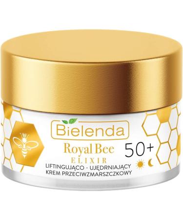 Bielenda ROYAL BEE ELIXIR Lifting and firming face cream - antiwrinkle 50+ day/night 50 ml - Buy Online on GoSupps.com