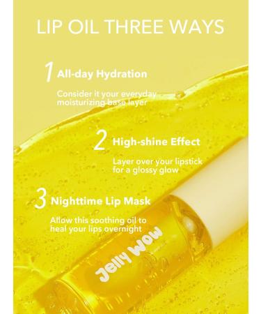 SHEGLAM Jelly Wow Hydrating Lip Oil - Grapefruit Glow | Non-Sticky, Moisturizing Plumping Gloss - Buy Online on GoSupps.com