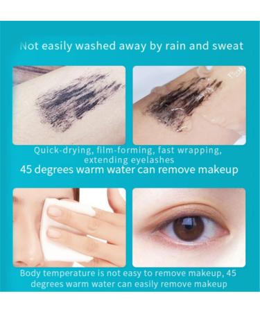 4d Silk Fiber Lash Mascara 2 in 1 Mascara for Natural Lengthening and Thickening Effect Extension Fiber Waterproof Mascara Volume Fast Dry Thick (3pcs) - Buy Online on GoSupps.com