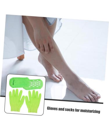 Ipetboom 1 Set Moisturizing Hand and Foot Covers Women Gloves Moisturizing Gloves Moisturizing Hand Gloves Moisturizing Socks for Foot Care Miss Lotion Yarn Dry Hands - Buy Online on GoSupps.com