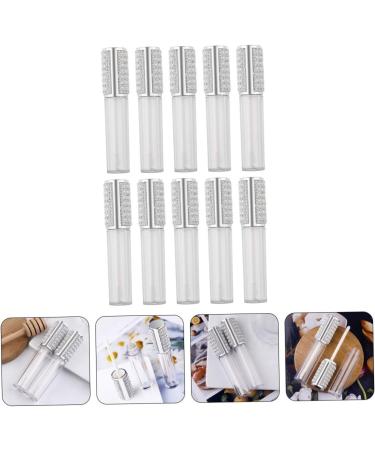 IMIKEYA Lot de 10 Flacons de Brillant L vres Vides 5 Ml Transparents en Verre Rechargeables Adapt s au Maquillage Diy pour Cosm tiques et Soins des L vres Usage Personnel et Pr sent - Buy Online on GoSupps.com