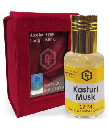 Parag' Fragrances Kasturi Musk Attar 12ml With Precious Gift Pack | Long Lasting Attar | Ittar | Perfume | Fragrance Oil | Gift For Man