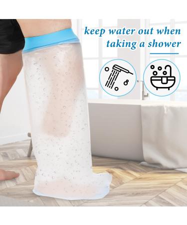 Sumifun Waterproof Extra Large Leg Cast Cover - Adult Shower Protector with Non-Slip Padding - Buy Online on GoSupps.com