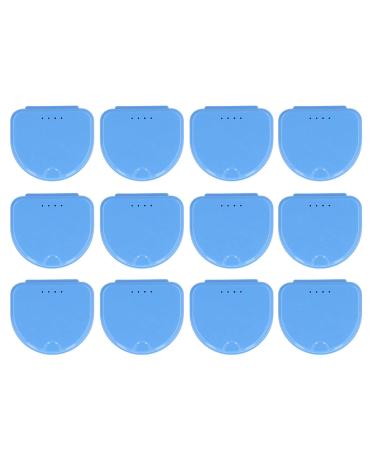 Vtoses 12-Piece Orthodontic Denture Plastic Storage Case Compact Prosthesis Holder with Glue - Buy Online on GoSupps.com