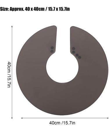 Professional Magnetic Cutting Collar for Hairdressing - Waterproof Silicone Wrap Protection | Hair Coloring Tool (17x16x2cm Black) - Buy Online on GoSupps.com