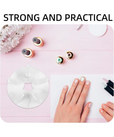 Baluue 2 Sets Nail Stand for Press On Nails Display Practice Art Fake Nail Holder Painting Nails Stand False Nail Designs for Home DIY Beginner Salon Supplies White - Buy Online on GoSupps.com