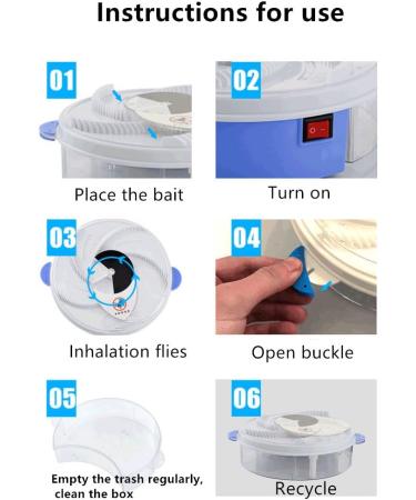 Indoor Fly Killer Electric Automatic Trap Environmentally-Friendly Physical Mosquito Control Radiation-Free Automatic Fly Killer - Buy Online on GoSupps.com