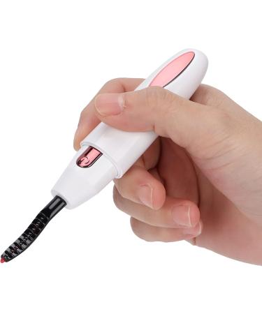 Verdant Touch Heating Eyelash Curler Electric Heated Eyelash Curler USB Rechargeable Lash Curler for Long Lasting Natural Eyelashes White - Buy Online on GoSupps.com
