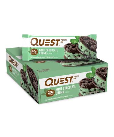 Quest Bar Mint Chocolate Chunk 12/Box