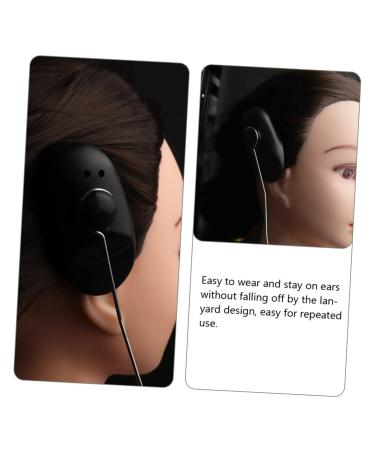 6 Pcs FRCOLOR Baked Oil Silicone Ear Muffs for Hair Dryer - Ear Protector Caps for Hair Dying - Black, 20X14.2CM (3pcs) - Buy Online on GoSupps.com