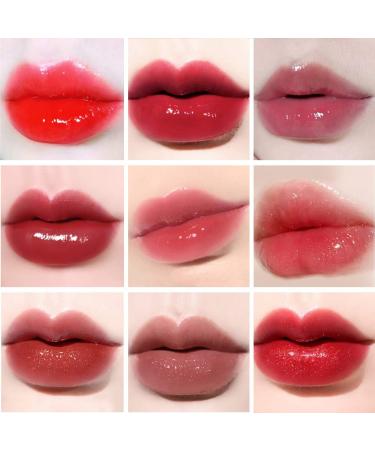 10-Piece Classic Red Lip Stain Set | Vibrant Moisturizing Liquid Lip Gloss | Perfect Mother's Day Gift - Buy Online on GoSupps.com