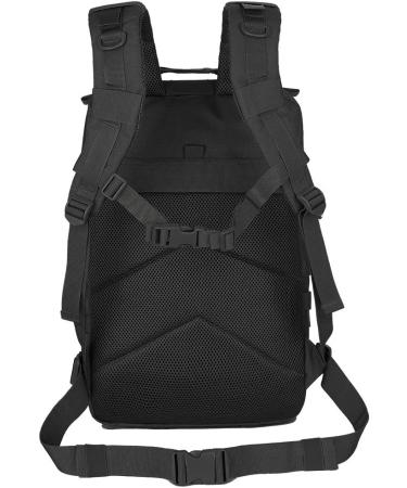 QT&QY 45L Military Tactical Backpack - Army Assault Pack for 3-Day Bug Out Bag Hiking Treeking Rucksack - Black - Buy Online on GoSupps.com