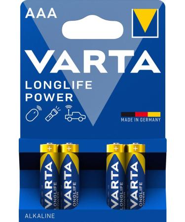 Varta AAA Alkaline Batteries (4-Pack) - Long-Lasting Power for All Devices | Buy Now & Ship Worldwide - Buy Online on GoSupps.com