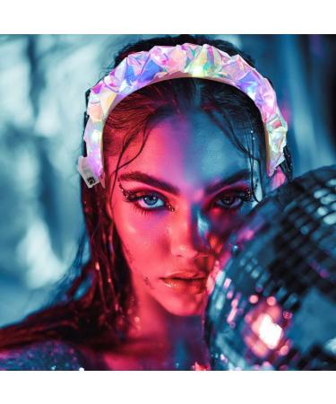 Fashband Light Up Headband LED Hair Bands Luminous Braided Hair Hoop Halloween Party Festival Hair Accessories for Women and Girls - Buy Online on GoSupps.com