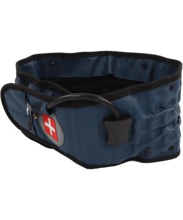 Orenic Premium Return Compression Belts | Inflatable TPU Lumbar Support & Muscle Relaxation | Effective Back Decompression (Blue + Silver Pump L) - Buy Online on GoSupps.com