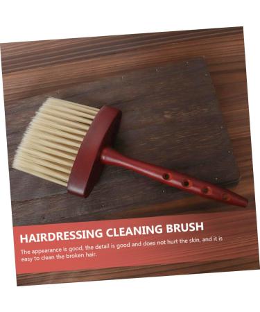 POPETPOP Hair Brush Hair Cutting Duster Barber Brush Barber Neck Duster Neck Cleaning Brush Barber Neck Hair Duster Soft Bristle Cleaning Brush Hair Salon Shave Brush Tool Man Soft Wood - Buy Online on GoSupps.com