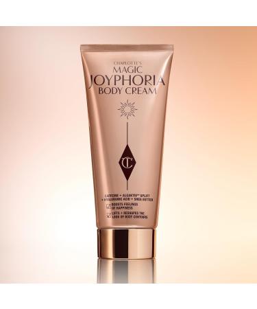 Charlotte Tilbury Magic Joyphoria Body Cream - Hydrating & Firming Body Lotion with a Warm Floral & Vanilla Scent - Helps Reduce the Appearance of Cellulite (200ml) - Buy Online on GoSupps.com