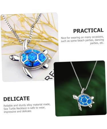 Toyvian Sea Turtle Necklaces For Women Necklace For Beach Party Turtle Necklace For Women Creative Neck - Buy Online on GoSupps.com