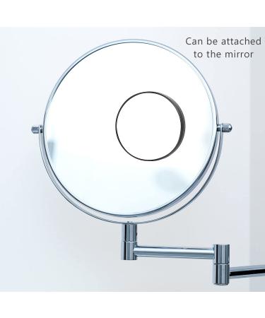 BULGILIA Magnifying Mirror and Tweezers Kit - 10X & 15X Portable Makeup Mirrors with Suction Cups for Eyebrow Tweezing and Blackhead Removal - Buy Online on GoSupps.com