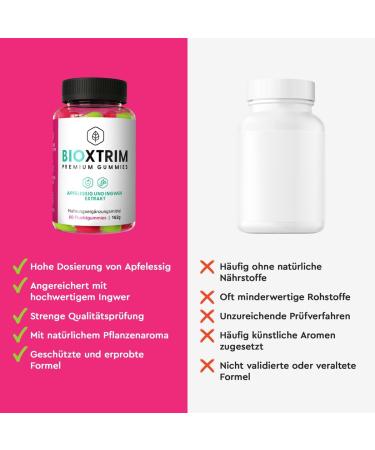 BIOXTRIM Keto Gummies - 5 x 60 Fruit Gummy Bears | Best Keto Diet Gummies for Weight Loss | International Shipping Available - Buy Online on GoSupps.com