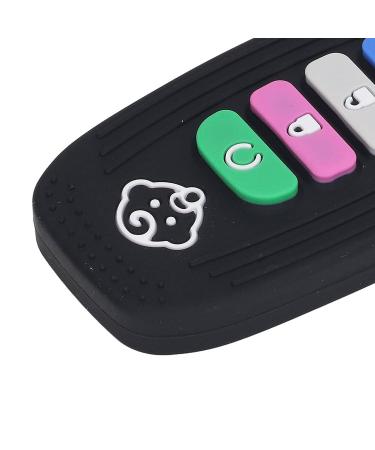 Flexible Silicone Car Remote Control Teether | Safe Baby Teething Toy for Gum - Black - Buy Online on GoSupps.com