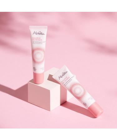 Melvita - Fresh Eye Area Source de Roses - 99% Natural Care - Organic Certified - Moisturises and Disswells - Helps Reduce Swelling and Dark Circles - Anti-Fatigue Effect - 15ml Tube - Buy Online on GoSupps.com