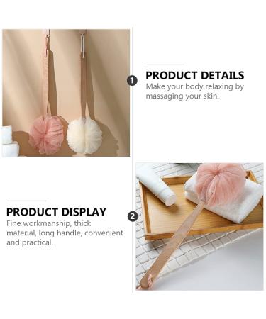 2nd Bathing Brush with Long Handle | Luffa Back Brush & Shower Sponge for Body Care - Buy Online on GoSupps.com