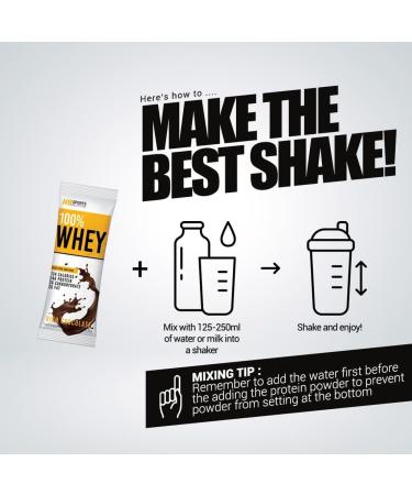 5x Whey Whey Protein 100% - Chocolate (31g) - Buy Online on GoSupps.com