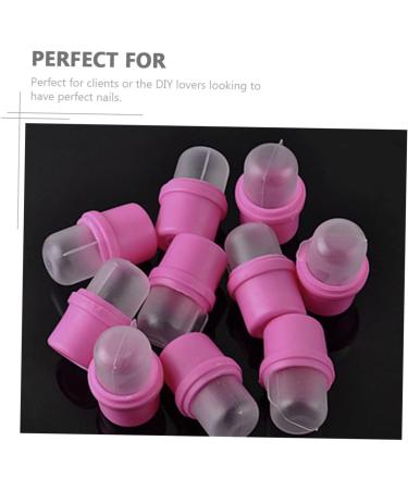 BESTYASH Lot De 20 Couvre-ongles Dissolvants Pratiques Rose Taille Unique Accessoire Manucure Professionnel Pour Ongles En Gel Tutoriels Et Soins Domicile - Buy Online on GoSupps.com