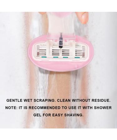 KMOCEPLY Manual Razor for Women - Short Handle for Armpit & Leg Hair Gentle with 4 Replacement Heads Washable & Removable Blue Hair Removal Tool - Buy Online on GoSupps.com