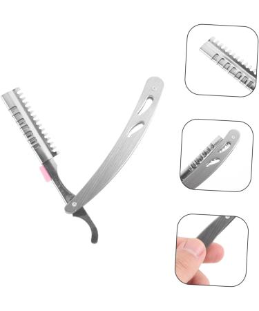 Beavorty 2ST Eyebrow Shape Tool & Vintage Steel Razor - Interchangeable Blade for Hairdressers & Beard Styling - Buy Online on GoSupps.com