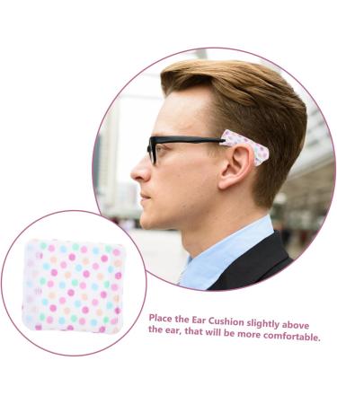 Healeved 20 STK Mask Glasses Ear Pads - Comfortable Ear Cushion Protectors for Ear Loops | Polyester Hanging Ear Pillows - 5.5x5.5cm 2 Packs of 5 - Buy Online on GoSupps.com