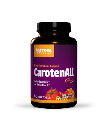 Jarrow Formulas CarotenALL Mixed Carotenoids Complex 60 Softgels