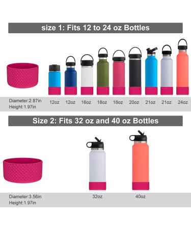 Affute Diamond Silicone Boot for Hydroflask & Stainless Steel Bottles - 12-40oz Snapper - Buy Online on GoSupps.com