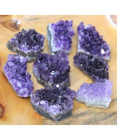 Home Decoration Amethyst Geode Crystal Quartz Uruguay Cluster Natural Specimen Stones Home Goods (Color : 100g)