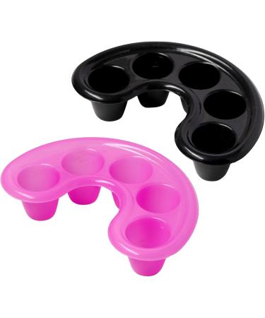 1 bol ongles cinq doigts pour un retrait rapide et facile des ongles polis bol ergonomique pour trempage des ongles rose rouge - Buy Online on GoSupps.com