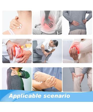 Pain Relief Patch Plaster - 60 Pcs, Long Lasting Effect, Promotes Blood Circulation | For Knee Pain, Backache, Joint & Muscle Pain - Medicated Plaster - Buy Online on GoSupps.com