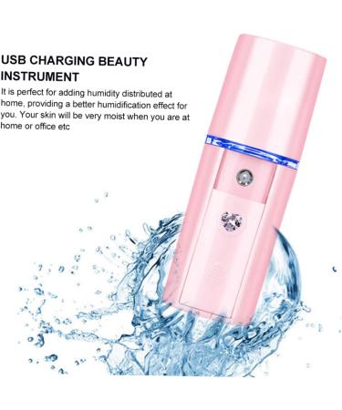 WOONEKY 1pc Hydrating Instrument Small Humidifier Facial Moisturizing Device USB Humidifier Pink Abs - Buy Online on GoSupps.com