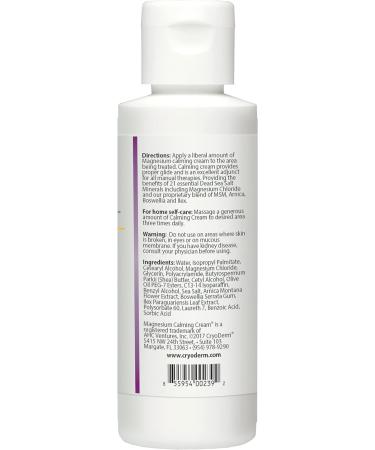 Calming Magnesium Cream 4 oz - Natural Relief for Stress and Muscle Tension - Buy Online on GoSupps.com