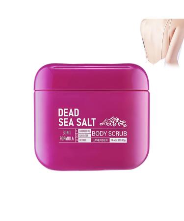 Smooth and soft skin 300 g lavender body scrub cream cleanses the skin removes deposits and moisturizes the skin nongreasy exfoliator body scrub