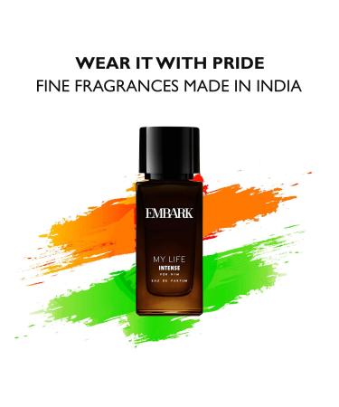 EMBARK My Life Intense For Him Liquid Perfume For Men - 30Ml | Premium Eau De Parfum | Woody And Oriental Fragrance - Buy Online on GoSupps.com
