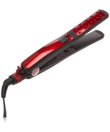 RoyalCraft TM Wet & Dry Professional Ceramic Hair Straightener Flat Iron Ceramic Tourmaline Plates Immediate Heat Up Iron (Red)