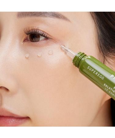 SUPEREGG Phyto Bounce Eye Contour Solution with Tremella Mushroom & Peptides | Vibrancy & Restoration | 15ML - Buy Online on GoSupps.com