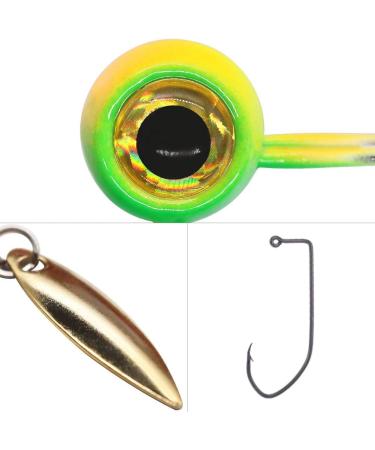 Crappie Jig Heads Kit with Underspin Spinner Blade - 30 Pack, 1/8 1/16 1/32 oz - Crappie Fishing Lures Jigs - Buy Online on GoSupps.com