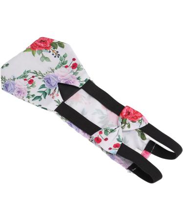 Zerodis Pet Chicken Diapers - Small Size Peony Flower Pattern Tight Belt Diapers for Poultry - Poop Pocket Included - Buy Online on GoSupps.com