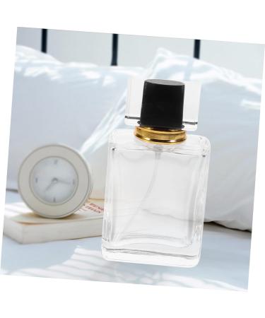 FOMIYES Perfume Spray Bottle Water Bottle Mister Sprayer Perfume Sprayer Spray Mist Bottle Perfume Bottle for Travel Sprayer Bottle Essential Oil Perfume Square Travel Bottle Glass 10x5cm Black - Buy Online on GoSupps.com