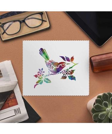 Buy Azeeda 2 x Microfiber Glasses Cleaning Cloths - Bird on Branch Design | Fast International Shipping - Buy Online on GoSupps.com