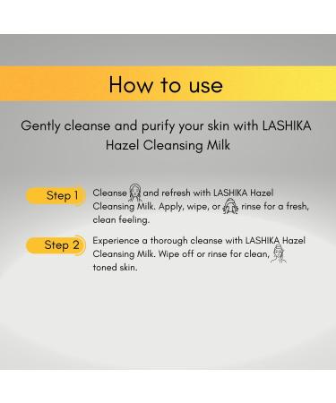 Buy Hazel Cleansing Milk - Gentle Makeup Remover with Hazelnut & Natural Oils | 100 ml - Buy Online on GoSupps.com