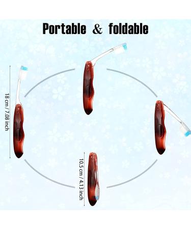 Individually Wrapped Folding Travel Toothbrushes - Pack of 12 - Portable & Soft - Ideal for Homeless Individuals, Travel, Camping, School & Business Trips - Buy Online on GoSupps.com