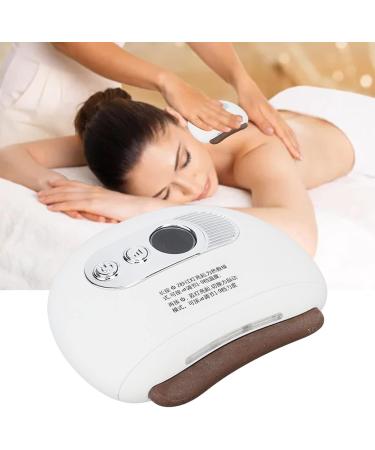 Electric Gua Sha Bian Stone Facial Device | LED Face Massage 9 Vibration Levels for Neck & Skin Tightening Anti-Aging & Swelling Reduction - Buy Online on GoSupps.com